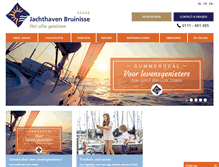 Tablet Screenshot of jachthavenbruinisse.nl